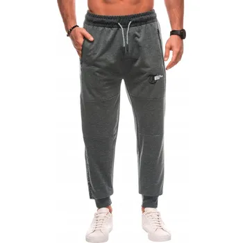 Edoti pánské tepláky P1510 šedé, velikost M