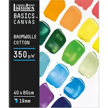 Textilie Liquitex Basics Malířské plátno v rámu, 40 × 80 cm, hloubka: 1,9 cm 470040080 DIR