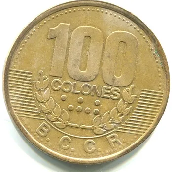 KOSTARIKA. 100 colones 1995.
