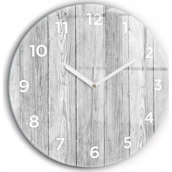 Hodiny Nástěnné hodiny Wallfluent šedé 60 cm