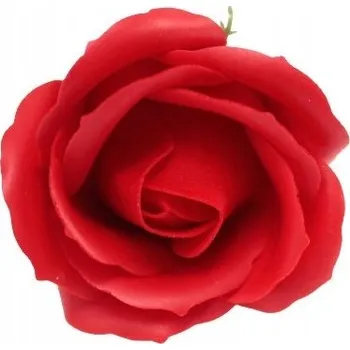 umělá květina ČERVENÁ MÝDLOVÁ RŮŽE květiny jako dárek dekorace kytice důležitý den box 1 Ks