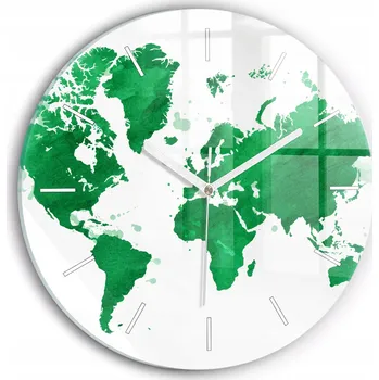 Hodiny Nástěnné hodiny Wallfluente zelené 30 cm