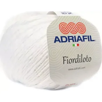 Příze Adriafil Fiordiloto 20 Bílá (Letní příze Fiordiloto bílá)