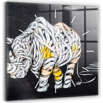 Hodiny Nástěnné hodiny Wallfluent černé 30 cm