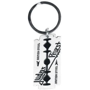 Přívěšek na klíče z Judas Priest - British Steel - Žádný - cerná/stríbrná