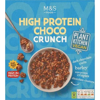 Marks & Spencer Ovesné hrudky se sójovým proteinem, pšenicí, ječmenem a hořkou čokoládou