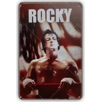 Plakát Vintage box | Retro plechová cedule, Filmový plakát - 19 , 20 x 14 cm