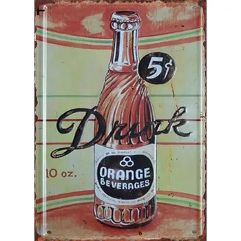 Plechová cedule Plechová retro cedule | pivní tabulka - 23 , 14x20 cm