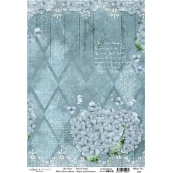 Umělecký papír Cadence Rýžový papír Cadence, A3 - Rozkvetlé kosočtverce