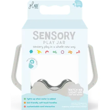 Dětská vědecká sada Glo Pals Senzorická láhev (šedá)