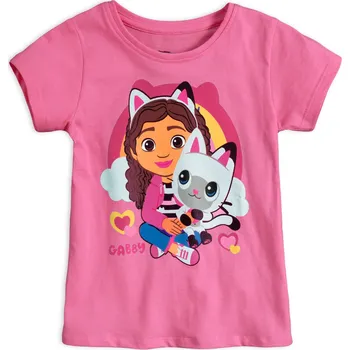 Dívčí tričko GABBYS DOLLHOUSE DREAM růžové Velikost: 92