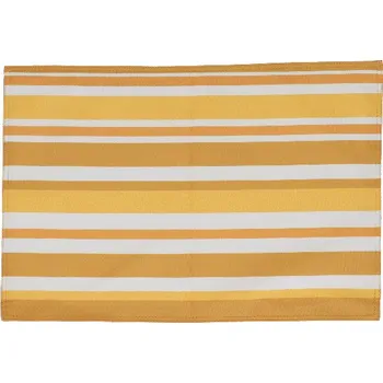 prostírání Prostírání STRIPED, 100% cotton, oranžová, 45x33cm|Esschert Design