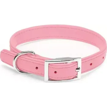 Obojek pro psa Semišový koženkový obojek pro psa 30-40 cm/1,9cm - růžová