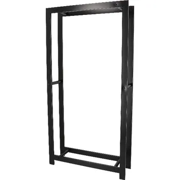 Zásobník na dřevo PRACTIC, černá, 76x24x148cm|Esschert Design