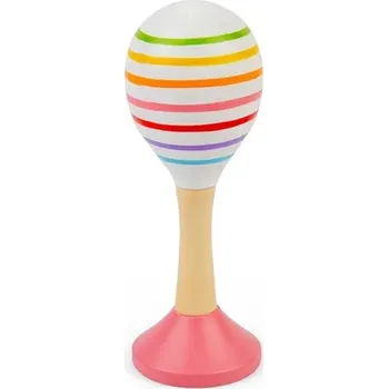 Hudební nástroj pro děti Bigjigs Toys Rumba koule junior sada 2 ks růžová