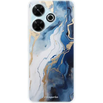 Pouzdro na mobilní telefon Odolné silikonové pouzdro iSaprio - Blue White Marble - Xiaomi Redmi 13