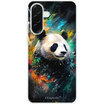 Pouzdro na mobilní telefon Odolné silikonové pouzdro iSaprio - Abstract Panda - Samsung Galaxy A36