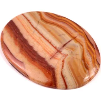 Korálek Kabošon Wave Dolomite č.256 (45x33x5mm)