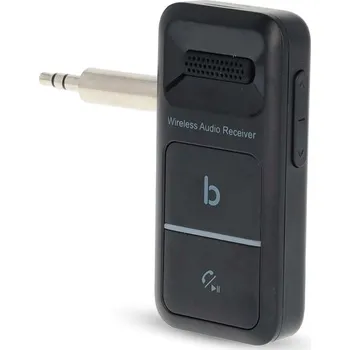 Audio redukce Nedis BTRC3024BK- Bluetooth Přijímač| Výstupní konektor: USB-C™ Zásuvka / 3.5 mm | AAC / SBC | Černá BTRC3024BK