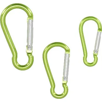 Pro ptáka Karabiny, kov, zelená, 5+6+7cm, (balení obsahuje 3 kusy!)|Esschert Design