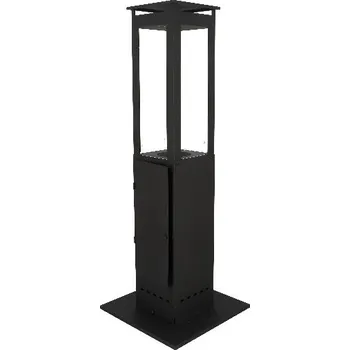 Ohniště terasové, na pelety, černá, v.135cm|Esschert Design