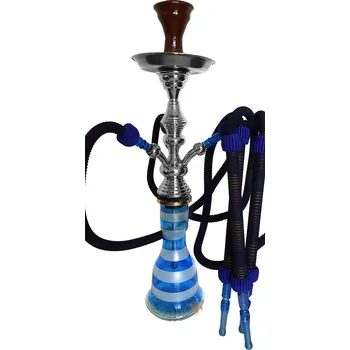 Vodní dýmka 67 cm, TopMark Heket modrá NEW 3 hadice