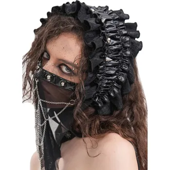 Čelenka čelenka DEVIL FASHION - Black Gothic Faux
