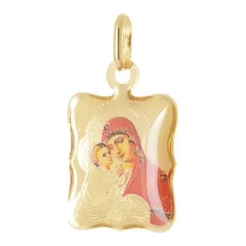 Přívěsek Zlatý přívěšek madonka Panna Marie s Ježíškem ZZ1395F + dárek zdarma