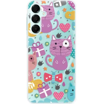 Pouzdro na mobilní telefon Odolné silikonové pouzdro iSaprio - Cat pattern 01 - Samsung Galaxy A16 5G