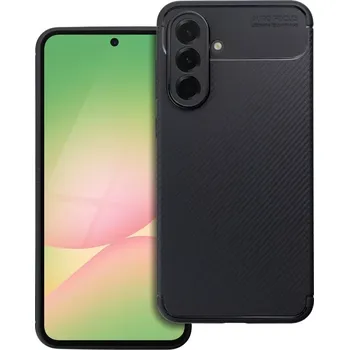 Pouzdro na mobilní telefon Odolné pouzdro Carbon Premium SAMSUNG Galaxy A36 5G – černé (Odolné pouzdro, kryt a obal Carbon Premium pro SAMSUNG Galaxy A36 5G – černý lesklý kryt s karbonovým vzorem a ochranou proti pádu)
