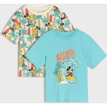 Chlapecká mikina Sinsay - Bavlněná trička Mickey Mouse 2 pack - vícebarevná - 783EF-MLC - 783EF-MLC-122