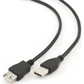 Prodlužovací kabel GEMBIRD Kabel USB A-A, 1,8m, USB 2.0, prodlužovací, HQ CCP-USB2-AMAF-6