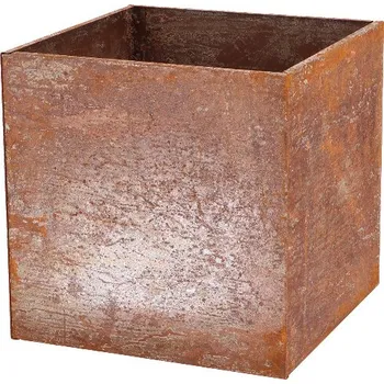 Květináč Pěstírna/obal na květináč CORTON, rezavá, 38x38x38cm|Esschert Design