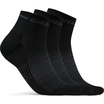 Pánské ponožky ponožky Craft Core Dry Mid, 5 párů, černá - vel. 46-48 119039