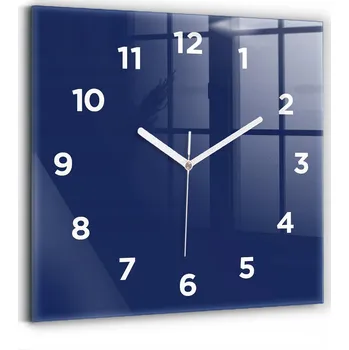 Hodiny Nástěnné hodiny Wallfluent modré 30 cm