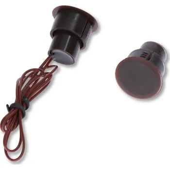 vypínač MS-04 - válcový magnetický spínač vhodný k zapuštění, dosah 10mm