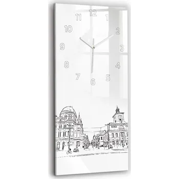 Hodiny Nástěnné hodiny Wallfluent černé 30 cm