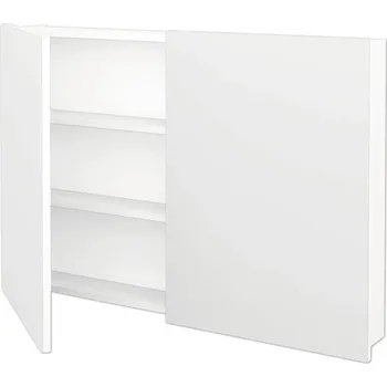 Koupelnový nábytek Zrcadlová skříňka bez osvětlení Dřevojas Q 100 x 14,8 x 68 cm bílá