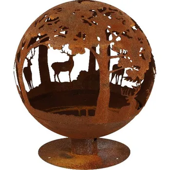 Ohniště, koule vyřezávaná|Esschert Design