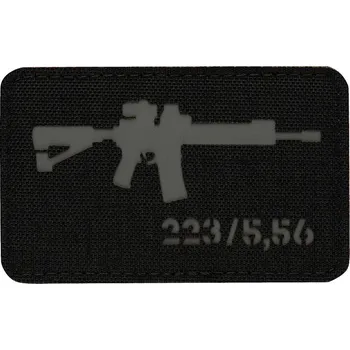 Nášivka Nášivka se zbraní M-Tac AR-15 223/5,56 - černá-šedá