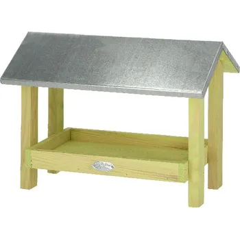 Krmítko pro ptáka Krmítko|ptačí stůl se stříškou, pozink. střecha, 38x28x26cm|Esschert Design