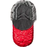 Fusak s kožíškem NEW BABY FUSAK UNI Červená, Černá, Tmavě šedá