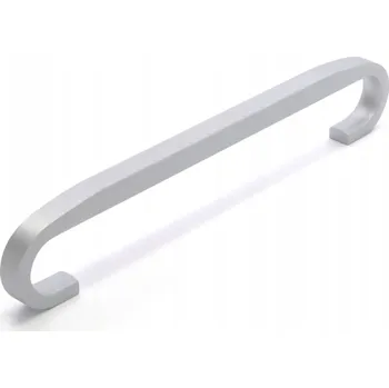 Nábytkové kování Nábytková úchytka klasická šedá broušený hliník 40,8 x 1 x 3,6 cm