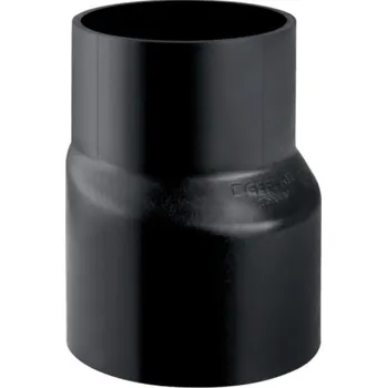 Kanalizační potrubí GEBERIT PE redukce excentrická DN200/150, dlouhá, odpadní, PE-HD, černá