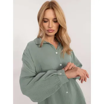 Dámská košile Košile D70032M11066D3 pistácie L/XL