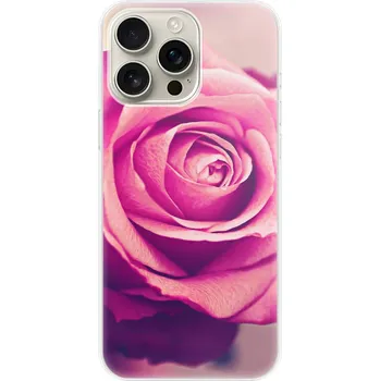 Pouzdro na mobilní telefon Odolné silikonové pouzdro iSaprio - Pink Rose - iPhone 16 Pro Max