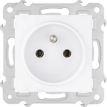 Elektrická zásuvka Bílá nástěnná Elektrická Zásuvka Polmark