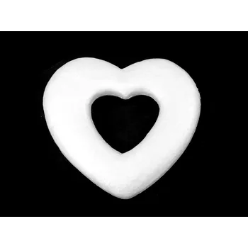 Srdce 25x24 cm polystyren