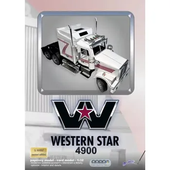 Papírový model Tahač Western Star 4900 (1:32) (Z-Art)