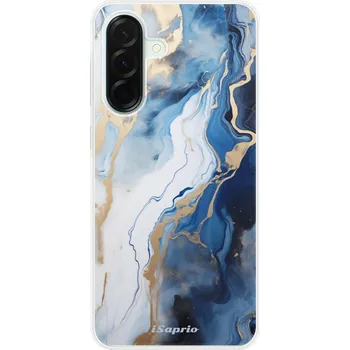 Pouzdro na mobilní telefon Odolné silikonové pouzdro iSaprio - Blue White Marble - Samsung Galaxy A36